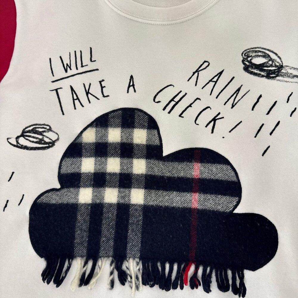 Burberry “Rain Check” Graphic Sweatshirt - Picture 2 of 9